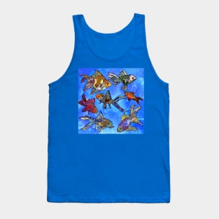 Wild Fancy Fish Tank Top